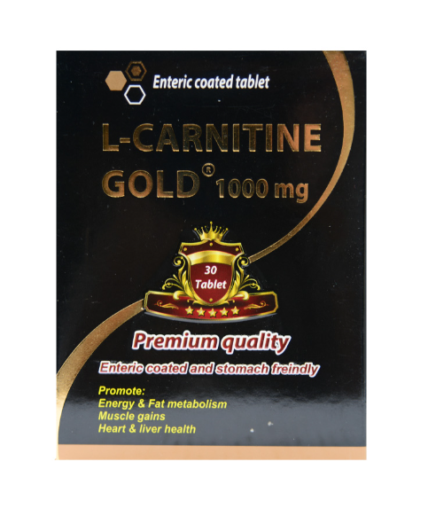 قرص ال کارنیتین گلد 1000 میلی گرمی مولتی نرمال 30 عدد _ MULTI NORMAL L CARNITINE GOLD 1000 MG 30 TABLETS