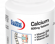 قرص کلسیم و ویتامین D3 یوروویتال _ EURHO VITAL CALCIUM 600 MG AND VITAMIN D3 TABS
