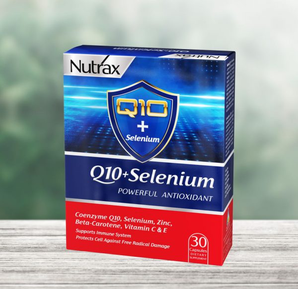 کپسول کیوتن پلاس سلنیوم نوتراکس 30 عدد _ NUTRAX Q10 PLUS SELENIUM 30 CAPSULES