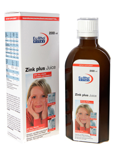 شربت زینک پلاس یوروویتال ۲۰۰ میلی لیتر _ EURHO VITAL ZINC PLUS JUICE 200 ML